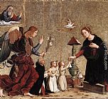 Antoniazzo Romano Canvas Paintings - Annunciation
